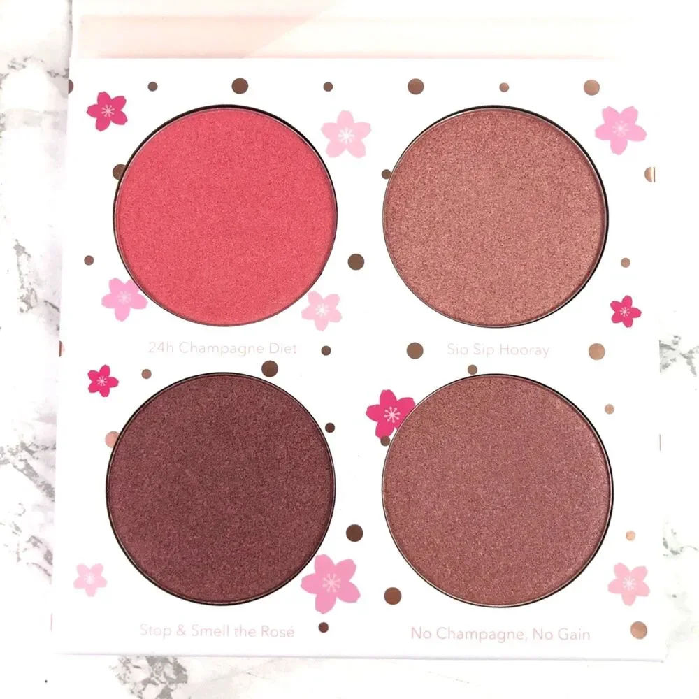 NIB Beauty Bakerie Cotton Candy Champagne Blushlighter Palette